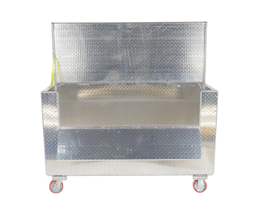 Vestil APTS-3060-C-FD aluminum portable tool box with fold down front door - view 3
