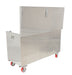 Vestil APTS-3060-C-FD aluminum portable tool box with fold down front door - view 4