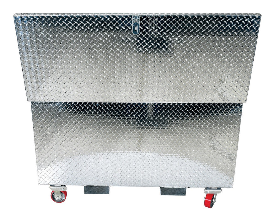 Vestil APTS-3060-CF-FD aluminum portable tool box with fold down front door - view 4