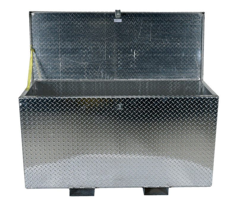 Vestil APTS-3060-F aluminum portable tool box with fork pockets - view 3
