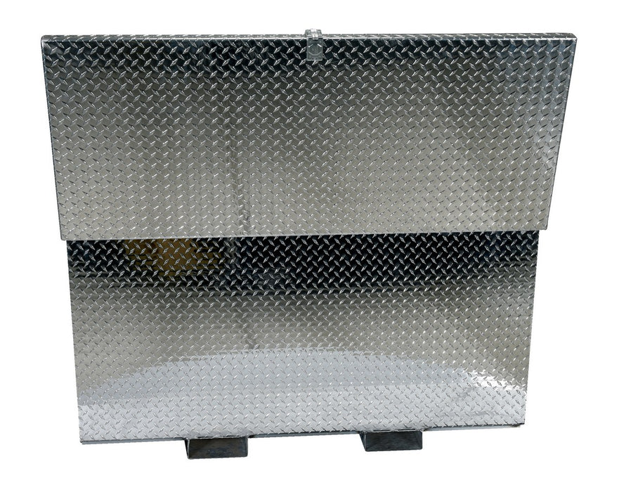 Vestil APTS-3060-F aluminum portable tool box with fork pockets - view 4
