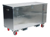 Vestil APTS-3648-CF-FD Aluminum Portable Tool Box with Fold Down Front Door with Casters and Fork Pockets 24-3/4 in. x 48-3/4