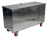 Vestil APTS-3648-C Aluminum Portable Tool Box with Casters 24-3/4 in. x 48-3/4 in. x 44-5/16 in. 2,500 lb. Capacity Silver