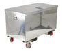 Vestil APTS-3660-CF Aluminum Portable Tool Box with Casters and Fork Pockets 24-13/16 in. x 60-3/4 in. x 44-5/16 in. 2,500 lb