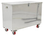 Vestil APTS-3660-C Aluminum Portable Tool Box with Casters 24-13/16 in. x 60-3/4 in. x 44-5/16 in. 2,500 lb. Capacity Silver