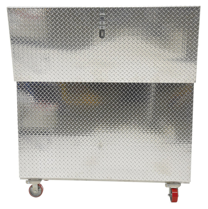 Vestil APTS-3660-C aluminum portable tool box with casters - view 4