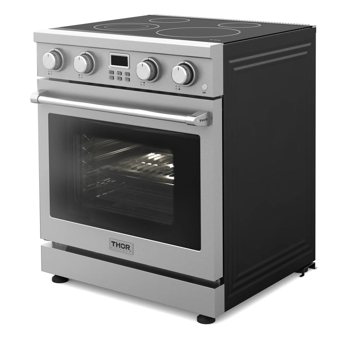 Thor Kitchen 30-Inch Electric Range with 4.8 cu. ft. Convection Oven in Stainless Steel (ARE30) Thor Kitchen