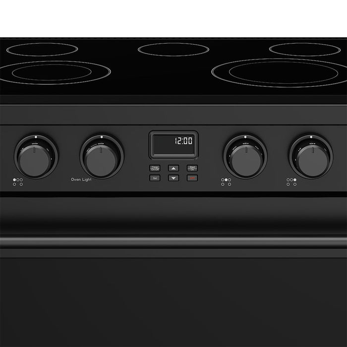 Thor Kitchen 36-Inch Matte Black Electric Range (ARE36B) – close-up