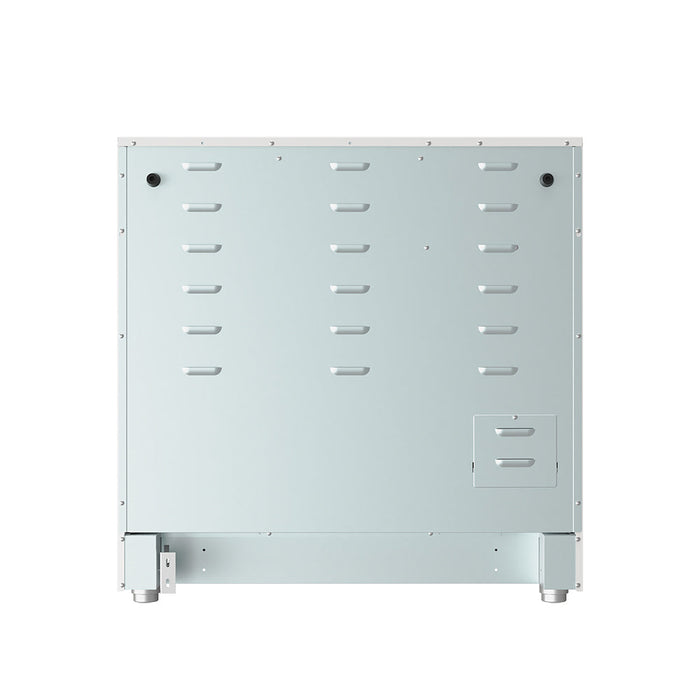 Thor Kitchen 36-Inch White Electric Range (ARE36W) – back side