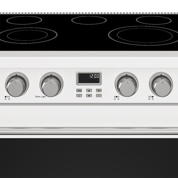 Thor Kitchen 36-Inch White Electric Range (ARE36W) – close-up