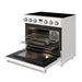Thor Kitchen 36-Inch White Electric Range (ARE36W) – front right side open 2
