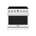Thor Kitchen 36-Inch White Electric Range (ARE36W) – front side closed