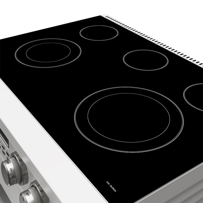 Thor Kitchen 36-Inch White Electric Range (ARE36W) – top 1