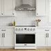 Thor Kitchen 36-Inch White Electric Range (ARE36W) – front