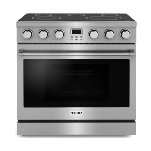 Thor Kitchen 36-Inch Electric Range with 6.0 cu. ft. Convection Oven in Stainless Steel (ARE36) Thor Kitchen