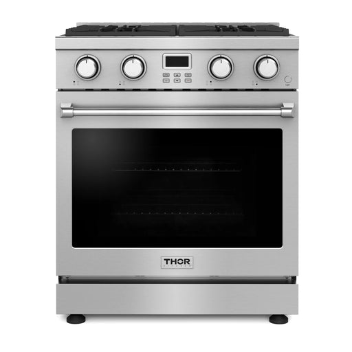 Thor Kitchen 30-Inch Gas Range with 4.8 cu. ft. Convection Oven in Stainless Steel (ARG30) Thor Kitchen