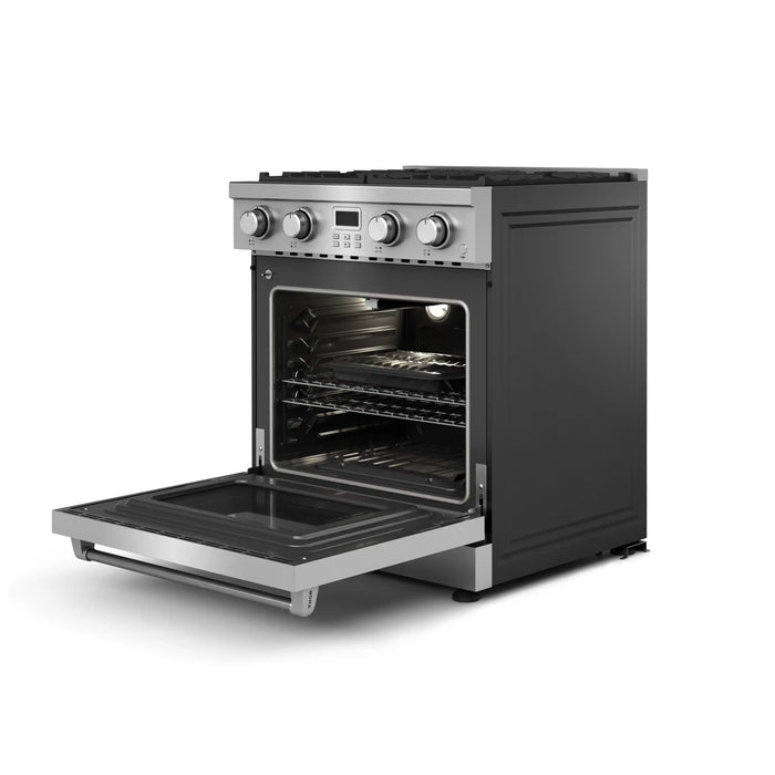 Thor Kitchen 30-Inch Gas Range with 4.8 cu. ft. Convection Oven in Stainless Steel (ARG30) Thor Kitchen