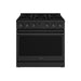 Thor Kitchen 36-Inch Matte Black Gas Range (ARG36B) – front side closed