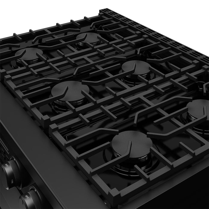 Thor Kitchen 36-Inch Matte Black Gas Range (ARG36B) – top 1