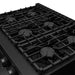 Thor Kitchen 36-Inch Matte Black Gas Range (ARG36B) – top 1