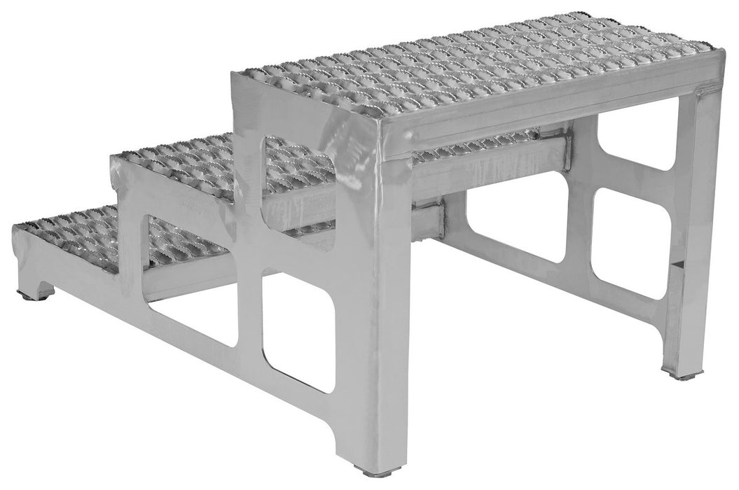 Vestil ASP-24-3-SS stainless steel adjustable step mate stand - view 4