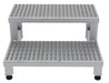 Vestil ASP-24-SS stainless steel adjustable step mate stand - view 3