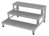 Vestil ASP-36-3-SS Stainless Steel Adjustable Step Mate Stand 3 Step 33-7/8 in. x 35-3/4 in. x 22-1/4 in. 500 lb. Capacity Si