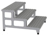 Vestil ASP-36-3-SS stainless steel adjustable step mate stand - view 2