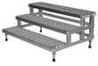 Vestil ASP-48-3-SS Stainless Steel Adjustable Step Mate Stand 3 Step 33-7/8 in. x 47-3/4 in. x 22-1/4 in. 500 lb. Capacity Si