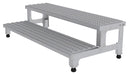 Vestil ASP-48-SS Stainless Steel Adjustable Step Mate Stand 2 Step 22-7/8 in. x 47-3/4 in. x 15-1/4 in. 500 lb. Capacity Silv