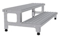 Vestil ASP-48-SS stainless steel adjustable step mate stand - view 2
