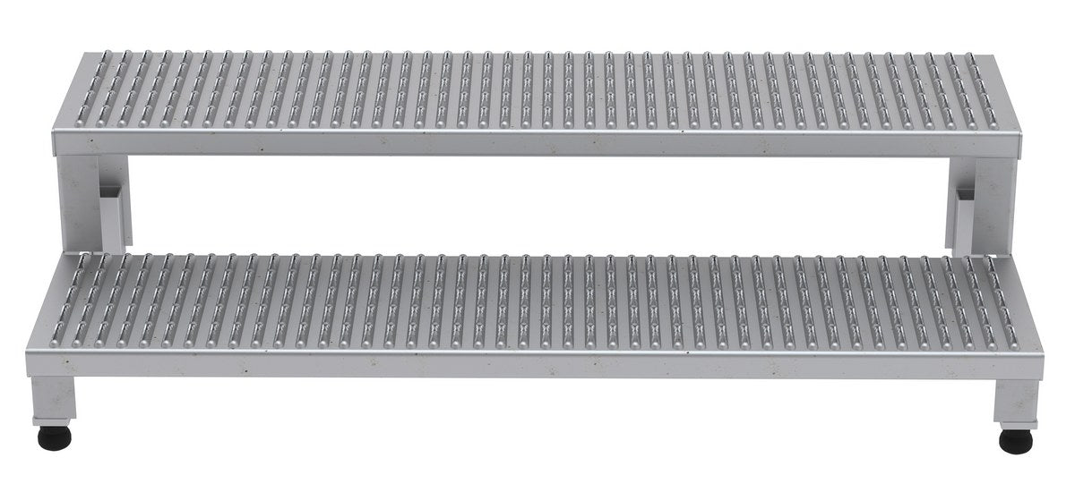 Vestil ASP-48-SS stainless steel adjustable step mate stand - view 3