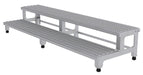 Vestil ASP-72-SS Stainless Steel Adjustable Step Mate Stand 2 Step 22-7/8 in. x 71-3/4 in. x 15-1/4 in. 500 lb. Capacity Silv