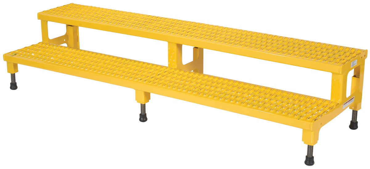 Vestil ASP-72 steel adjustable step mate stand - view 2
