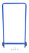 Vestil ASP-PORT Steel Portable Dolly Kit For Step Mate Stand Models 5-9/16 in. x 23-1/2 in. x 40-1/4 in. Blue