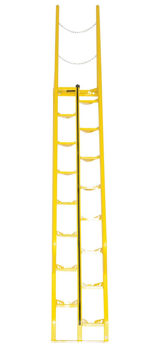 Vestil ATS-10-56 steel alternate tread stair - view 3