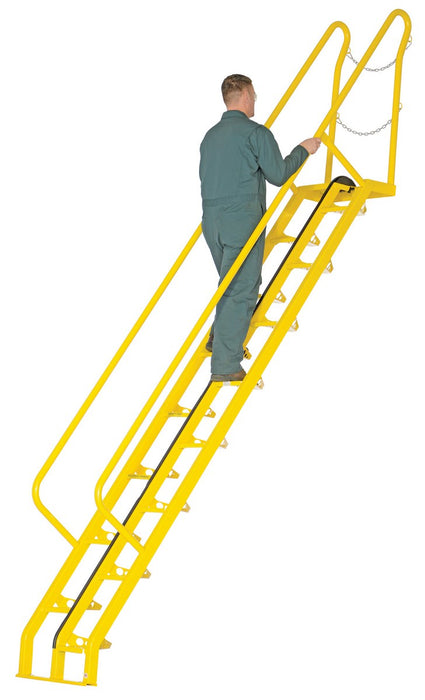 Vestil ATS-10-56 steel alternate tread stair - view 4