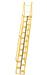 Vestil ATS-12-56 Steel Alternate Tread Stair 56 Degrees 106 in. x 23-1/2 in. x 186-1/8 in. 350 lb. Capacity Yellow