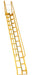 Vestil ATS-14-68 Steel Alternate Tread Stair 68 Degrees 78-3/8 in. x 23-1/2 in. x 209-7/8 in. 350 lb. Capacity Yellow