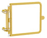 Vestil ATS-SCG Steel Alternating Tread Step Self-Closing Gate Steel Yellow