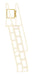 Vestil ATS-SCG steel alternating tread step self-closing gate steel yellow - view 4