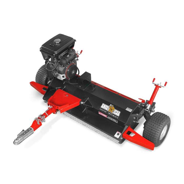 MechMaxx 55" Tow-Behind ATV Offset Flail Mower, 23HP 679cc E-start Gas