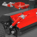 MechMaxx 55" Tow-Behind ATV Offset Flail Mower, 23HP 679cc E-start Gas — dimensions diagram