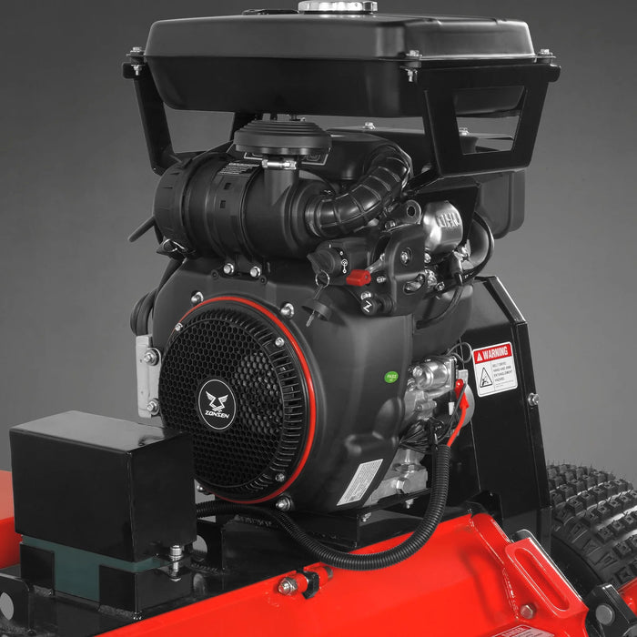 MechMaxx 55" Tow-Behind ATV Offset Flail Mower, 23HP 679cc E-start Gas — lifestyle view