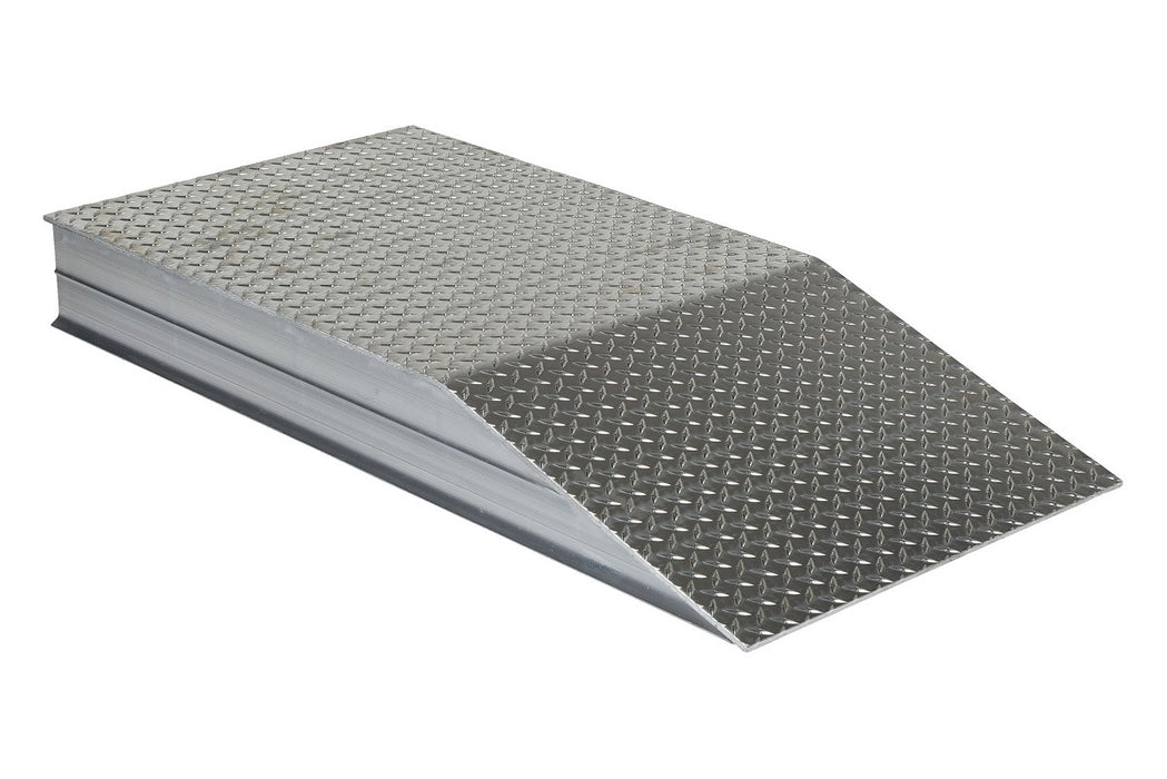 Vestil ATWR-24-6-48 Aluminum Heavy Duty Wheel Riser 48 in. x 24 in. x 5-7/8 in. 30,000 lb. Capacity Silver