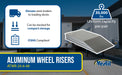 Vestil ATWR-24-6-48 aluminum heavy duty wheel riser feature overview 1