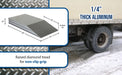 Vestil ATWR-24-6-48 aluminum heavy duty wheel riser feature overview 2