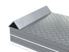Vestil ATWR-ROG-18-10-114 Aluminum Tread Plate Wheel Riser with Roll Off Guard 114 in. x 18 in. x 12-1/16 in. 30,000 lb. Capa
