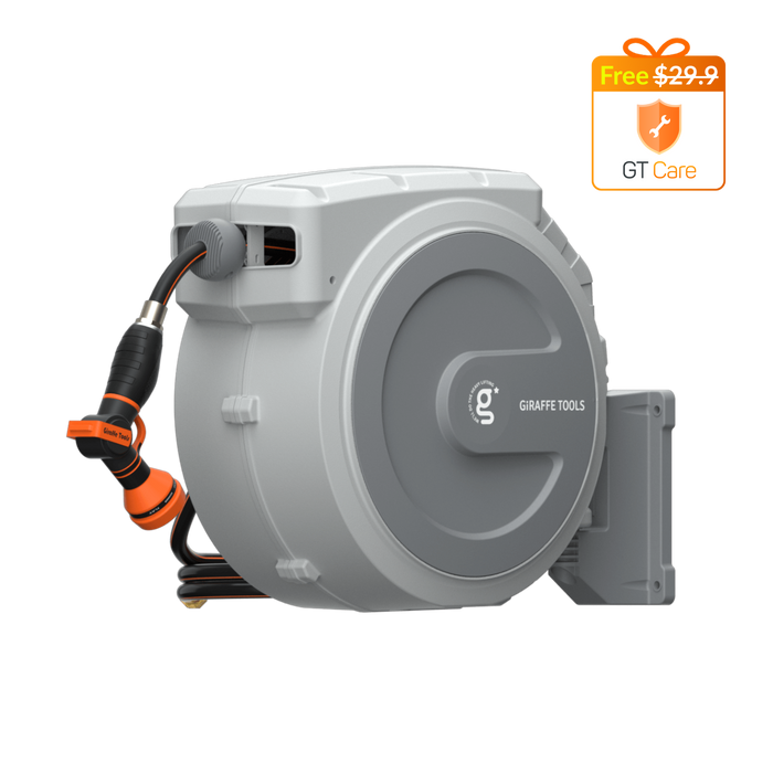 Retractable Garden Hose Reel-1/2in-130ft