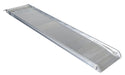 Vestil AWR-28-10A Aluminum Wheel Walk Ramp Overlapping Style 120 in. x 28 in. 2,200 lb. Capacity Silver